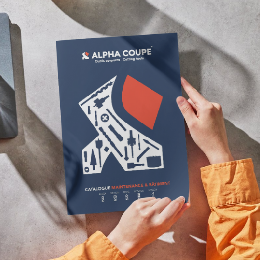 Mockup de catalogue produit conçu pour valoriser l’offre et structurer la communication visuelle d’une marque